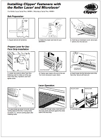 Anker flexco Буклет Clipper Roller Lacer Installation Tool