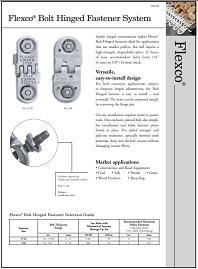 Anker Каталог Flexco Bolt Hinged Fastening System